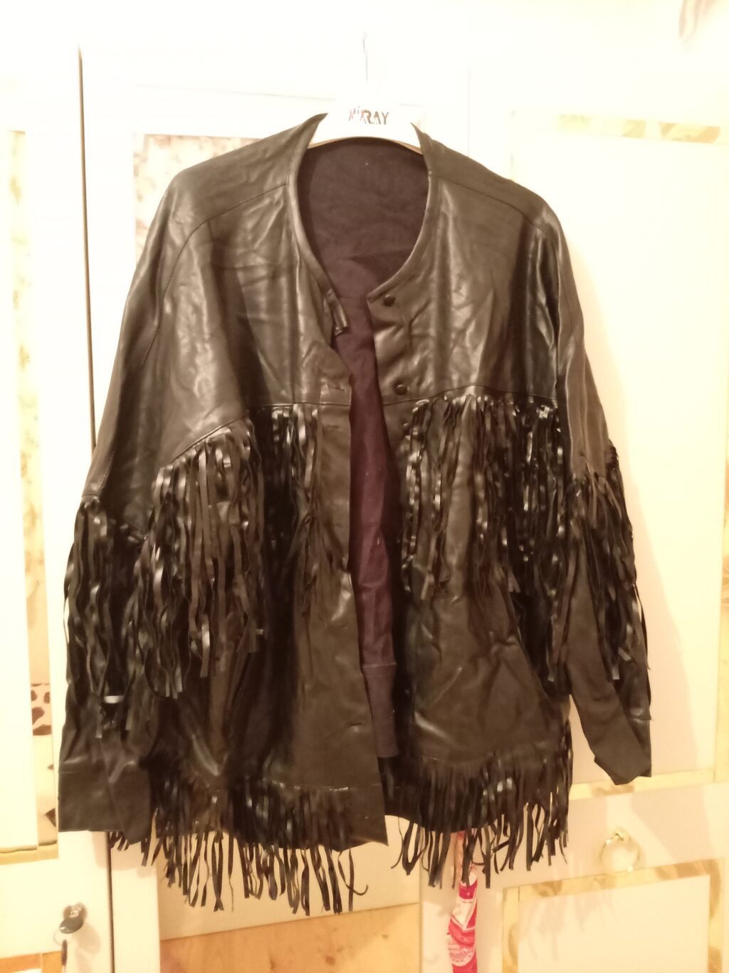 Dəri kurtka, Bershka, XL — Jaketlər, Bakı (7)