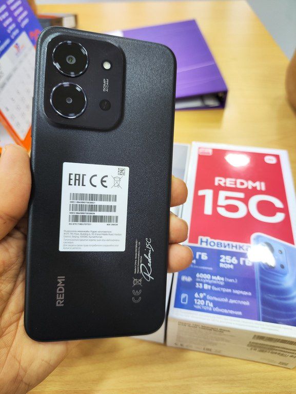 Xiaomi Redmi 15C Midnight Black 256GB/8GB — Smartfonlar, Bakı (3)