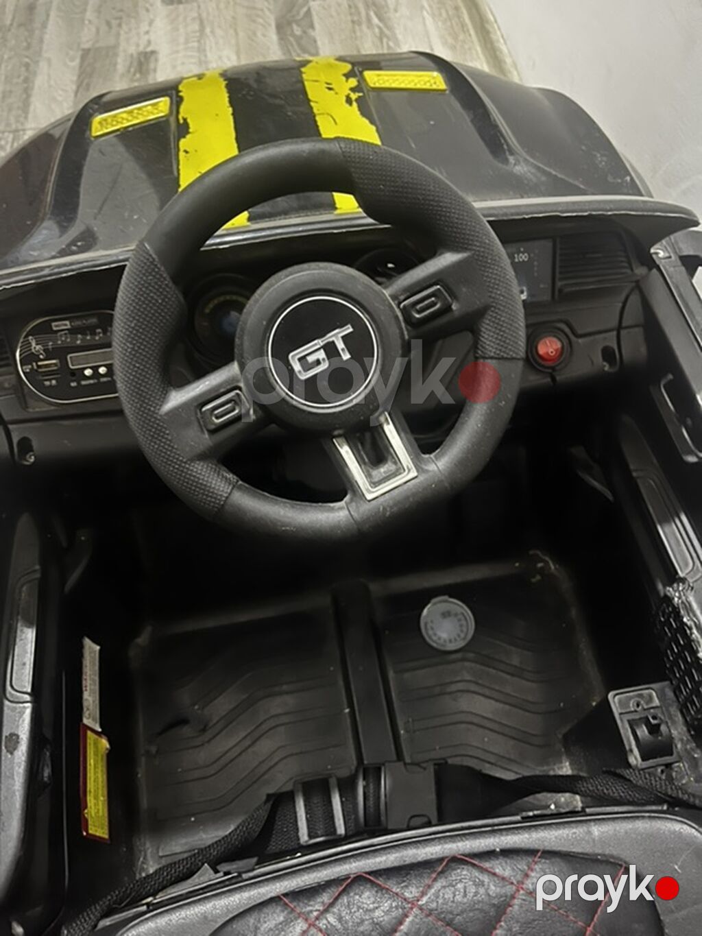 Uşaq üçün elektrikli miniatür “GT” sedan tipli maşın - Rəng: qara — Uşaq avtomobilləri, Bakı (5)