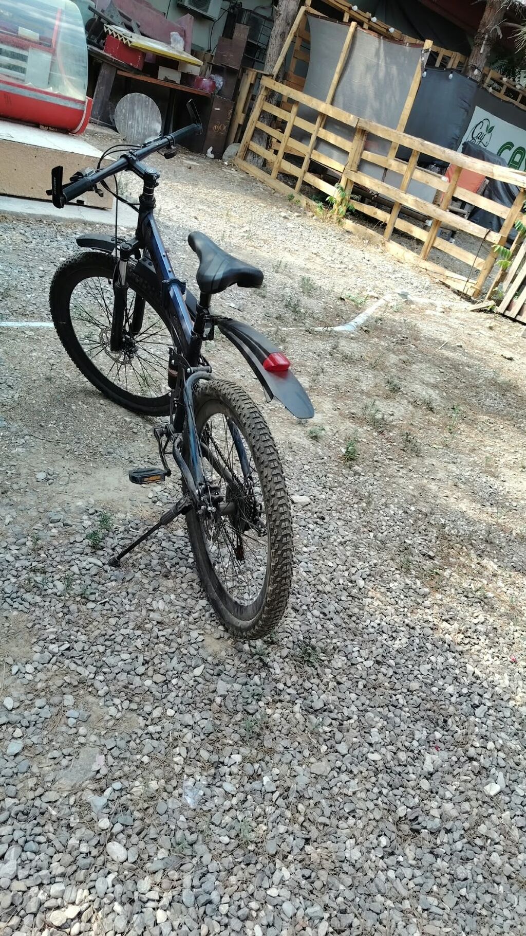 Strım markalı qatlanan dağ velosipedi. Velosiped qalın protektorlu — Dağ velosipedləri, Bakı (4)