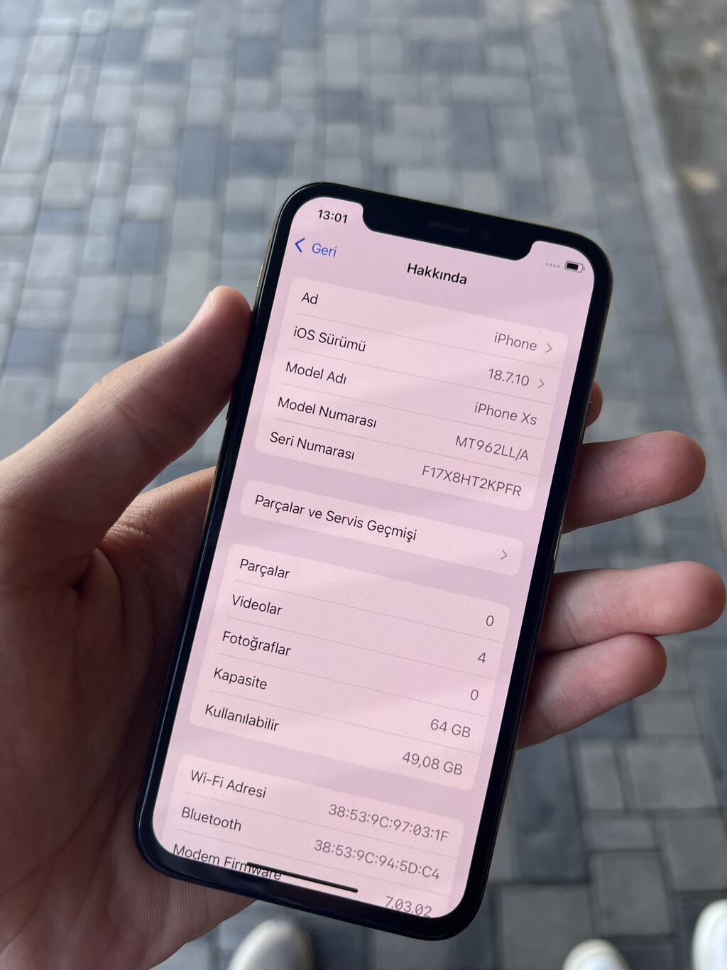 IPhone Xs, 64 GB, Matte Gold, Simsiz şarj — Apple iPhone, Sumqayıt (3)