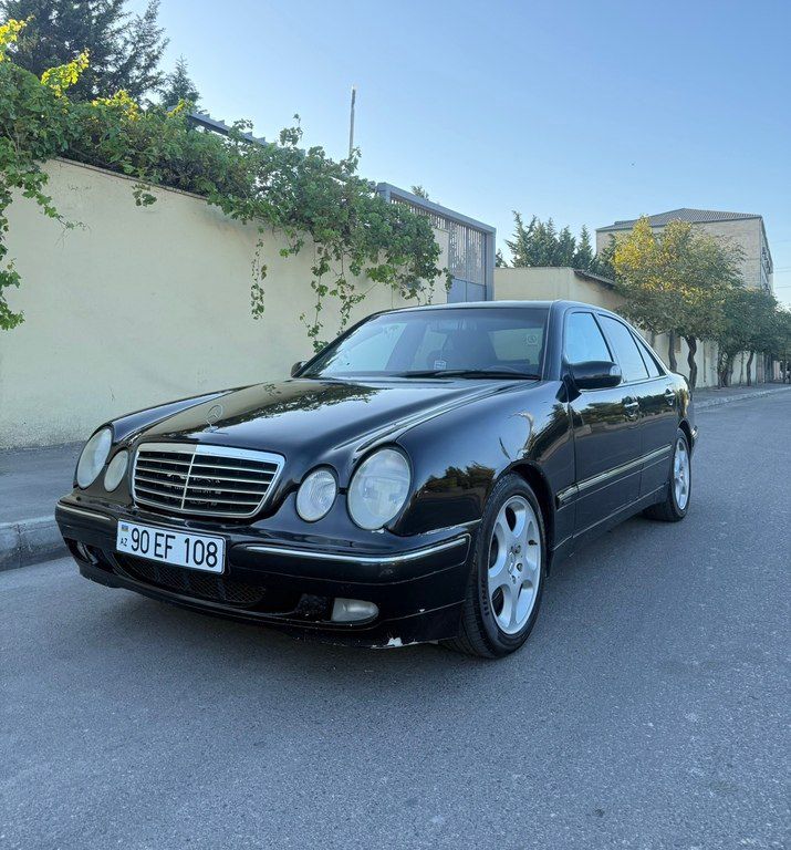 Mercedes E 240, 2.4 L, 2000 il, 429 000 km — Avtomobillər, Bakı (3)