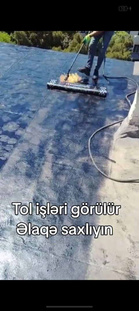 Tol (bitum əsaslı rulon) örtük və izolyasiya xidməti - Damların — Bakı
