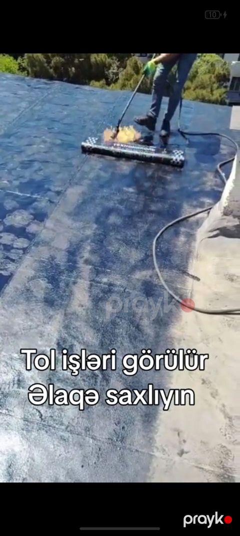 Tol (bitum əsaslı rulon) örtük və izolyasiya xidməti - Damların — Bakı