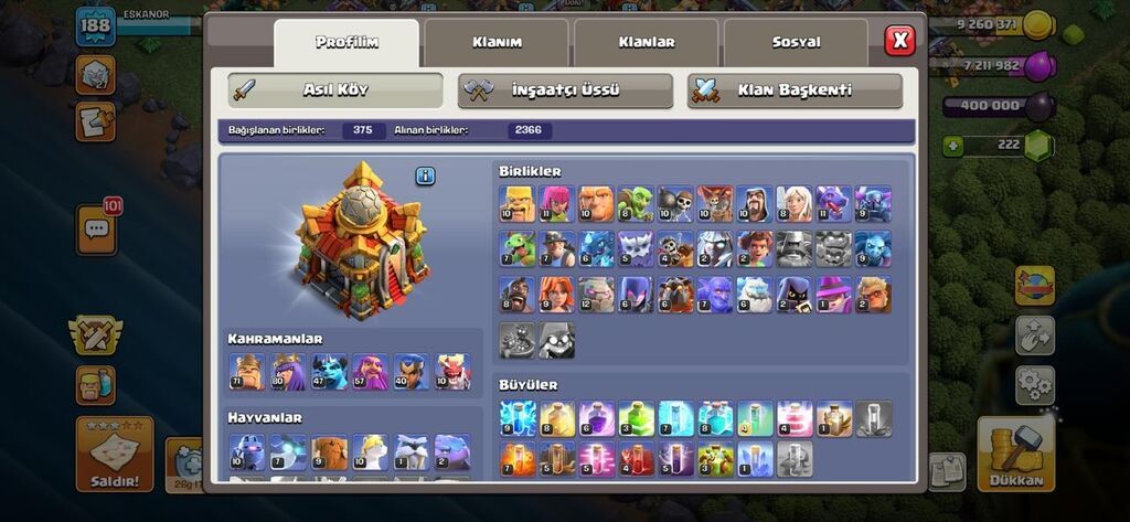 Oyun hesabı paketi – Clash of Clans + Clash Royale hesap ba qiyməti — Oyun dəstləri, Bakı (3)