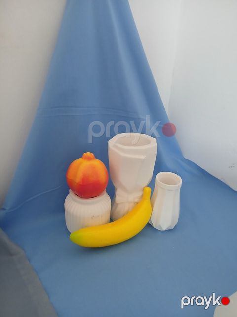 Gips fiqurlar və meyvələr — Bakı