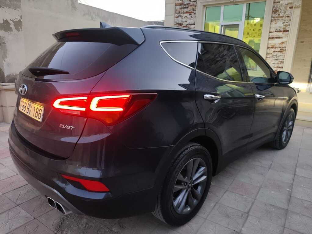 Hyundai Santa Fe, 2.0 L, 2016 il, 216 000 km — Avtomobillər, Bakı (4)