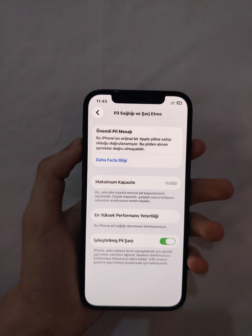 IPhone 12, 128 GB, Midnight, Face ID — Apple iPhone, Bakı (8)