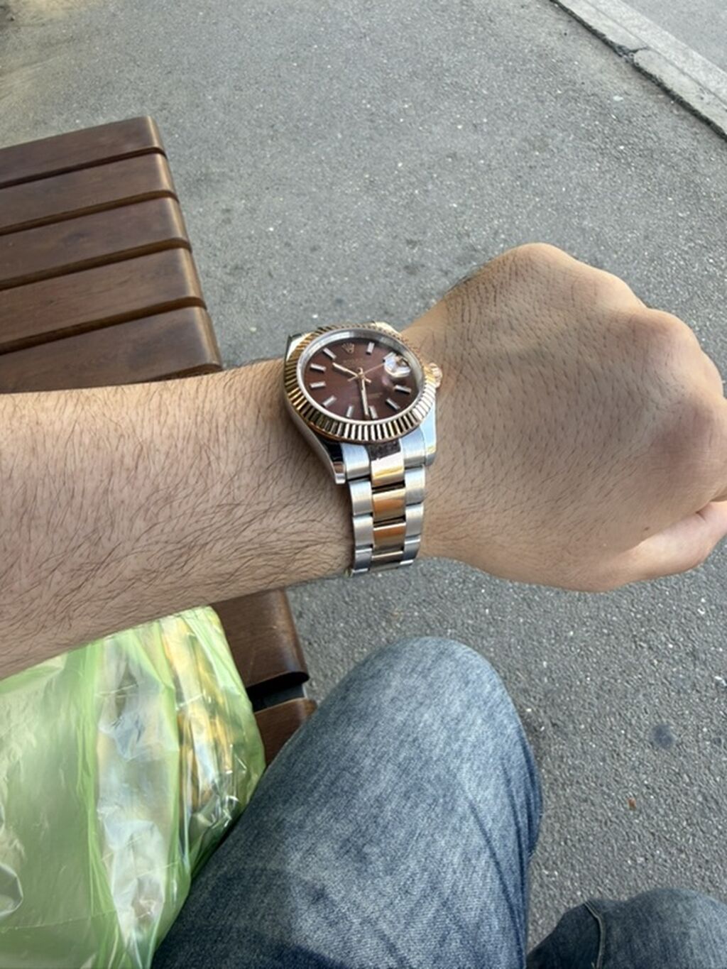 Rolex 1həftədi işlədirəm - Klassik dizaynlı mexaniki qol saatı — Qol saatları, Bakı
