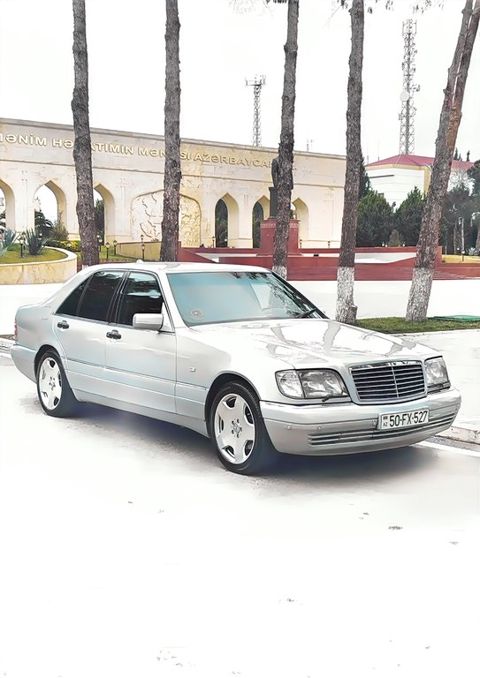 Mercedes S 280, 2.8 L, 1998 il, 320 000 km — Şirvan