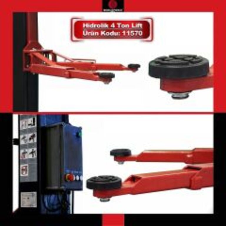 Hidrolik Lift – İki Sütunlu, 4 Ton, 380/220V, Tam Avtomatik (Üstdən Bağlantılı) — Biznes və avadanlıq, Bakı (3)
