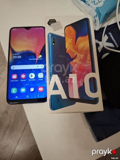 Samsung Galaxy A10, 32 GB, rəng - Göy, İki sim kartlı — Bakı