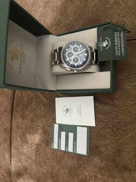 Santa Barbara Polo & Racquet Club kişi qol saatı Saatın — Bakı