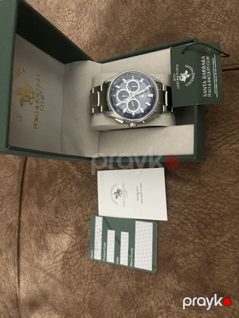 Santa Barbara Polo & Racquet Club kişi qol saatı Saatın — Bakı