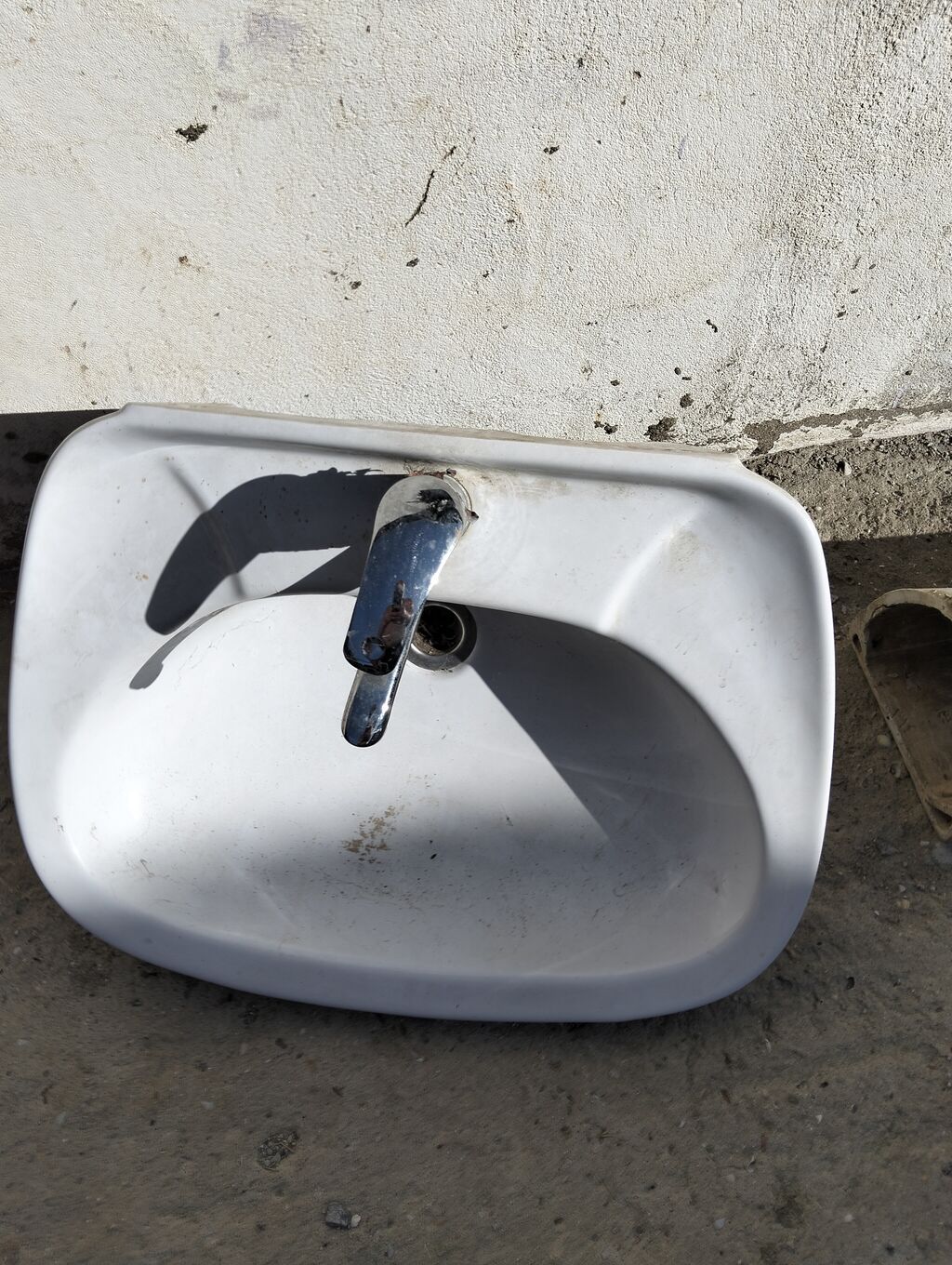 Satılır: Seramik pədestal lavabo komplekti - Material: seramik — Yelləmə maşınları, Bakı (5)