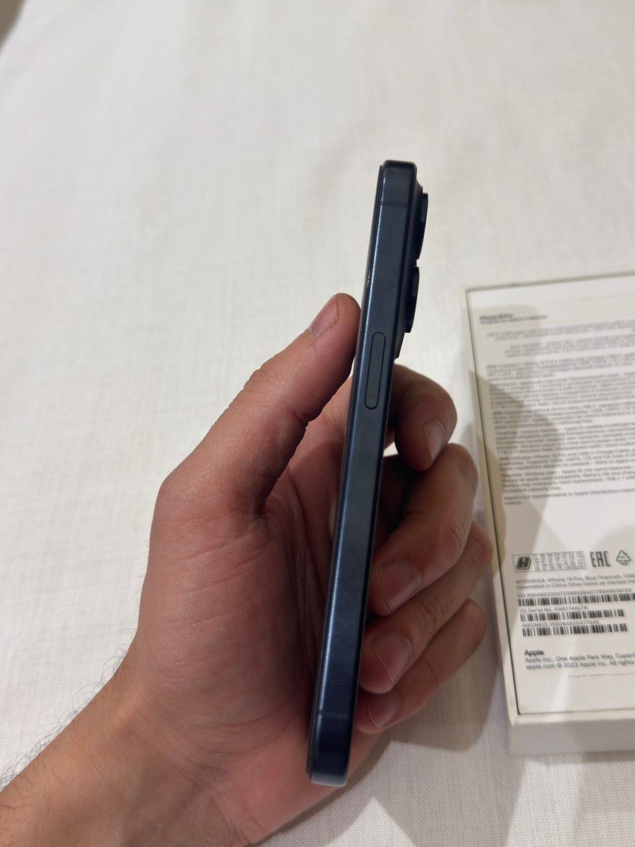 Apple iPhone 15 Pro Blue Titanium 128GB/8GB — Smartfonlar, Bakı (7)