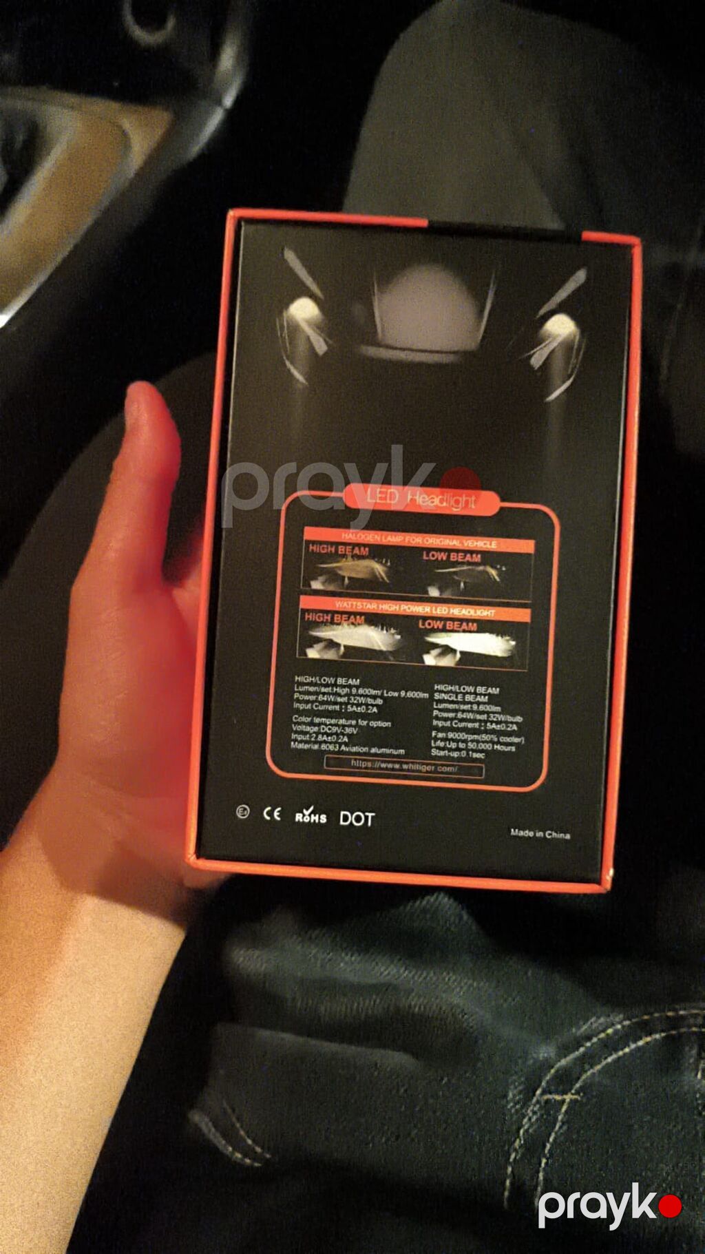 Məhsul: Wattstar High Power LED Headlight (avtomobil üçün LED far — Avtomobil işığı, Şəmkir (3)