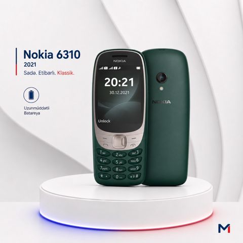 Nokia 6310 (2021) Dark Green — Bakı