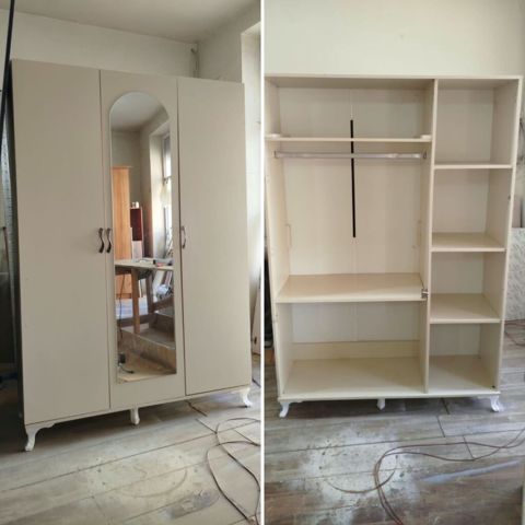 Dolab satılır. Qiymət 130 azn. Ölçü 200*135. İçində laminatla yığılıb — Bakı