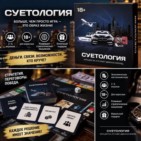 Суетология - экономическая настольная игра — Bakı