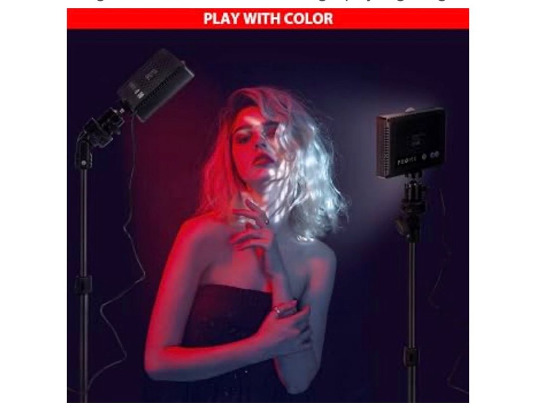 Phopık LED Video Light 2-li işıqlandırma dəsti — Foto və video texnikası, Bakı (4)