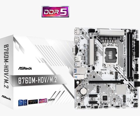 Ana Plata "Asrock B760M-HDV/M.2 DDR5" — Bakı