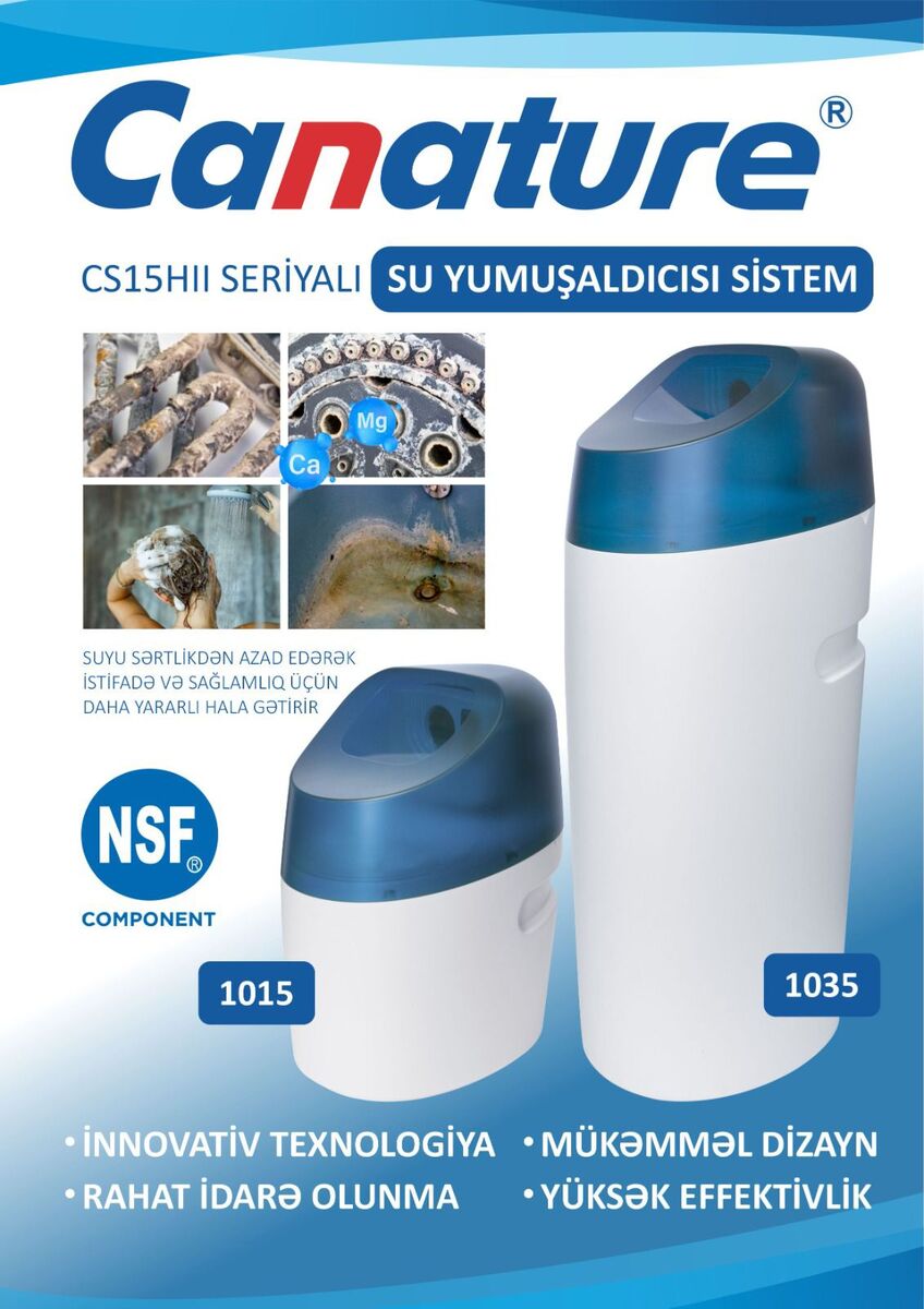 Su yumşaldıcı Canature Maxi 10×35 — Ev texnikası, Bakı (6)
