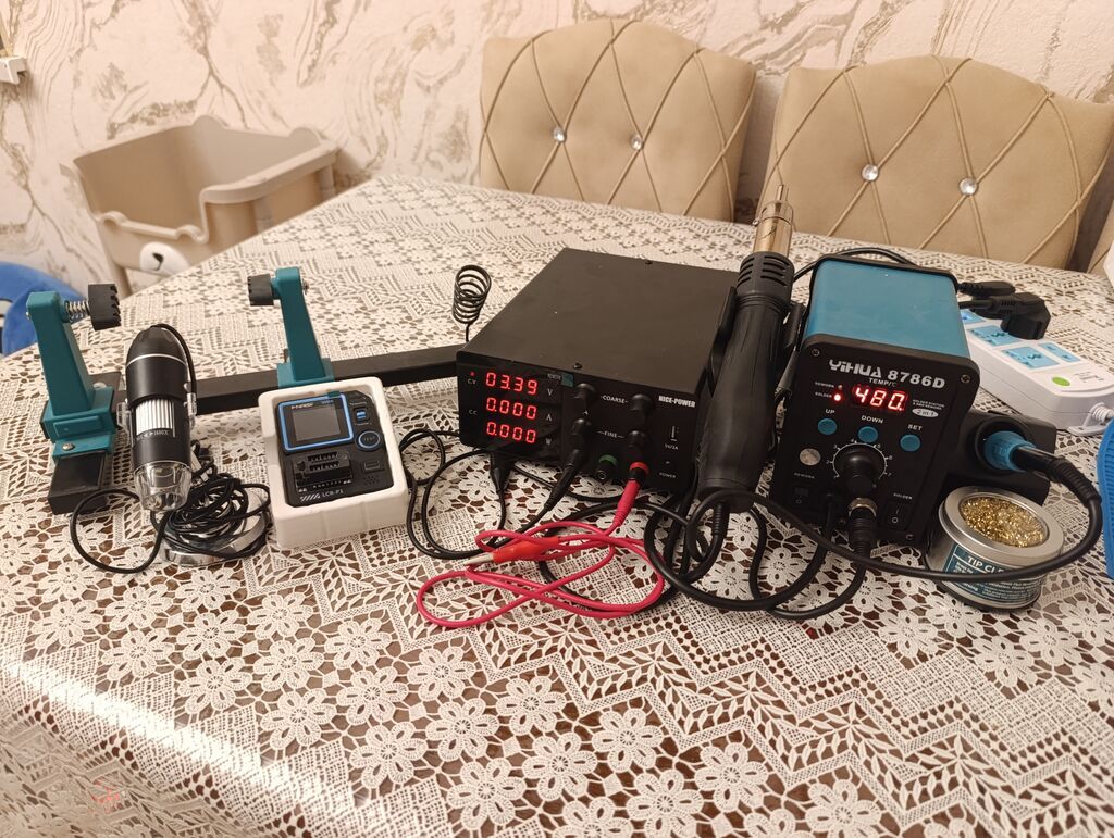 Elektronika təmiri üçün alətlər dəsti Komplekt: - Yıhua 8786D 2-in-1 — Müxtəlif alət dəstləri, Bakı (2)