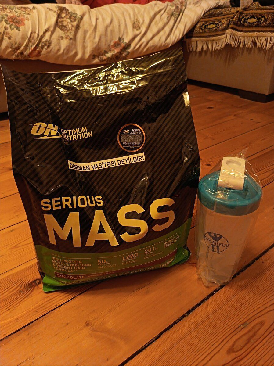 Optimum Nutrition Serious Mass — İdman, hobi, istirahət, Bakı (2)