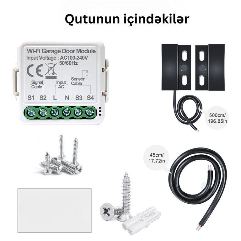 Qaraj qapısı açan modul — Ağıllı ev və təhlükəsizlik, Bakı (7)