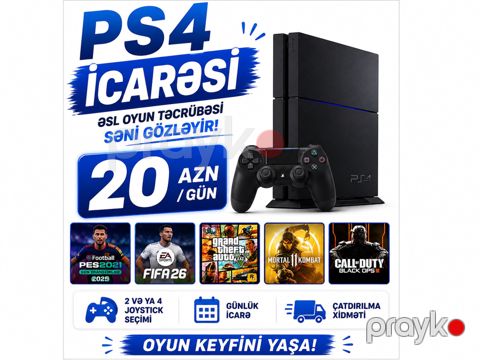 PlayStation 4 icarəyə verilir — Bakı