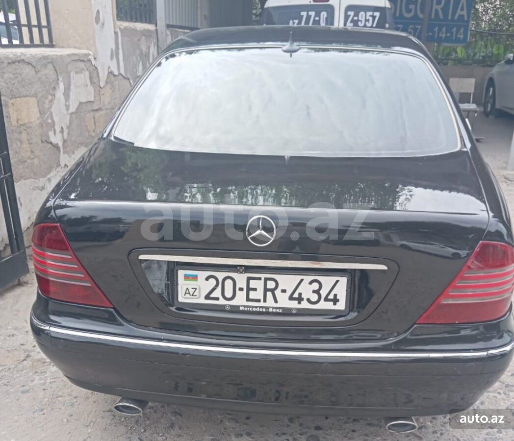 Mercedes-Benz S 320, 2001 — Avtomobillər, Bakı (2)