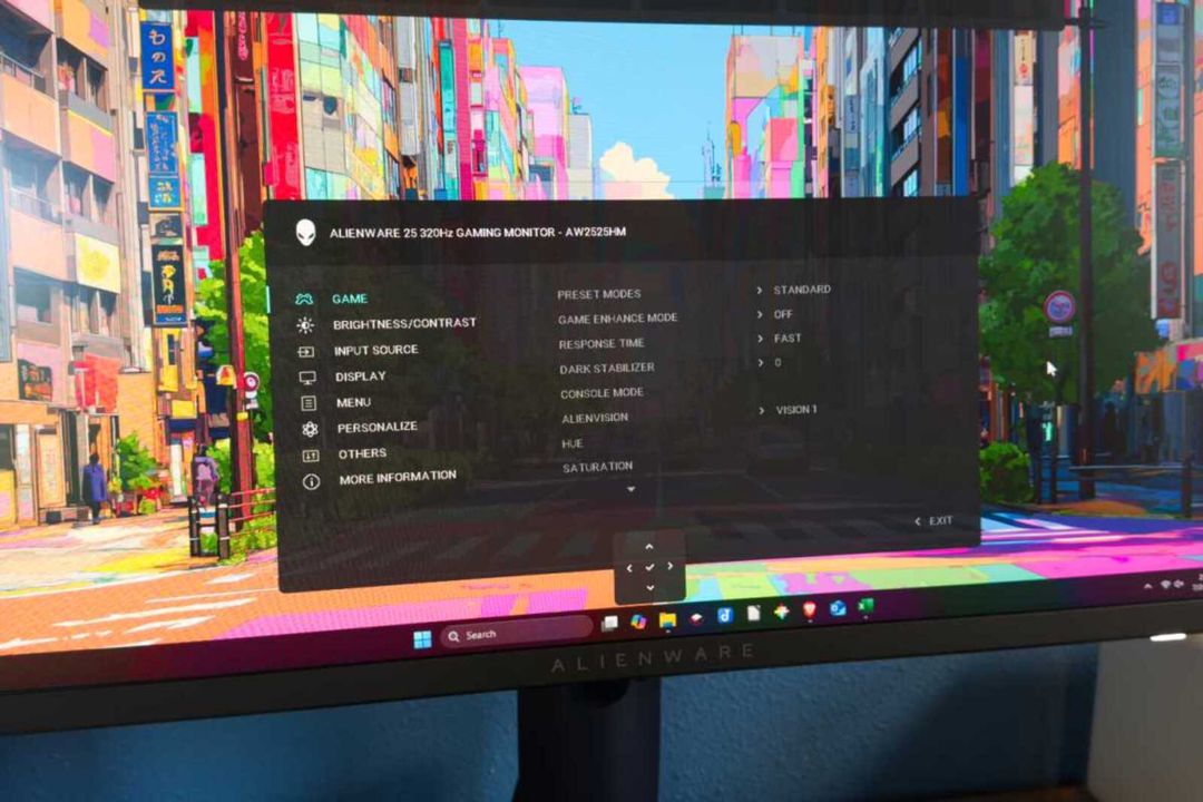 Dell Alienware AW2525HM 25” 320Hz Gaming Monitor — Kompüterlər və noutbuklar, Bakı (3)