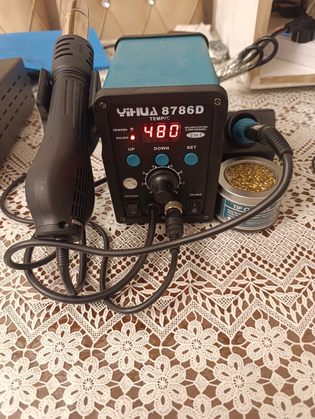 Elektronika təmiri üçün alətlər dəsti Komplekt: - Yıhua 8786D 2-in-1 — Müxtəlif alət dəstləri, Bakı (4)