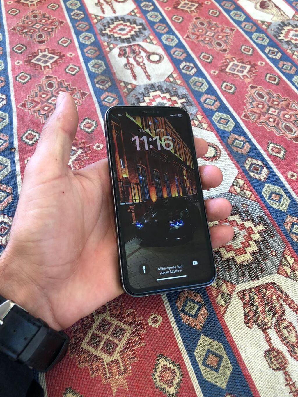 IPhone X, 64 GB, Qara, Face ID — Apple iPhone, Şirvan (4)