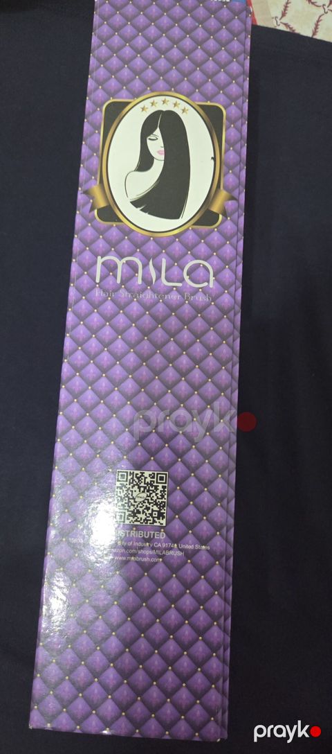 Mila Hair Straightener Brush – Elektrikli saç düzləşdirici daraq — Bakı