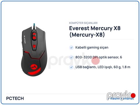 Everest Mercury X8 (Mercury-X8) — Bakı