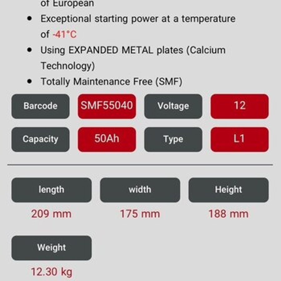 Akkumulyator Tinoo 50Ah R+ — Ehtiyat hissələri, Bakı (2)