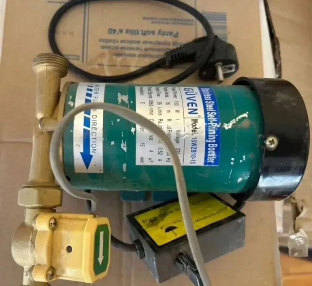 Su təzyiqini artıran elektrik nasosu Məhsul: Güven markalı “Stainless — Su nasosu, Bakı (2)