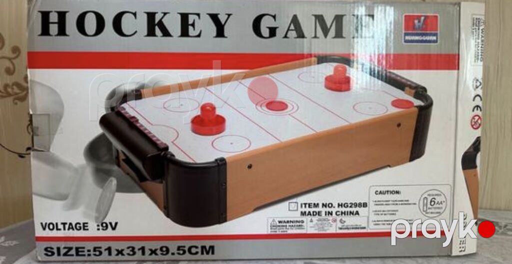 Masaüstü Air Hockey Oyun Seti - Model: HG298B - Güc: 9V ilə işləyir — Stolüstü və kart oyunları, Bakı