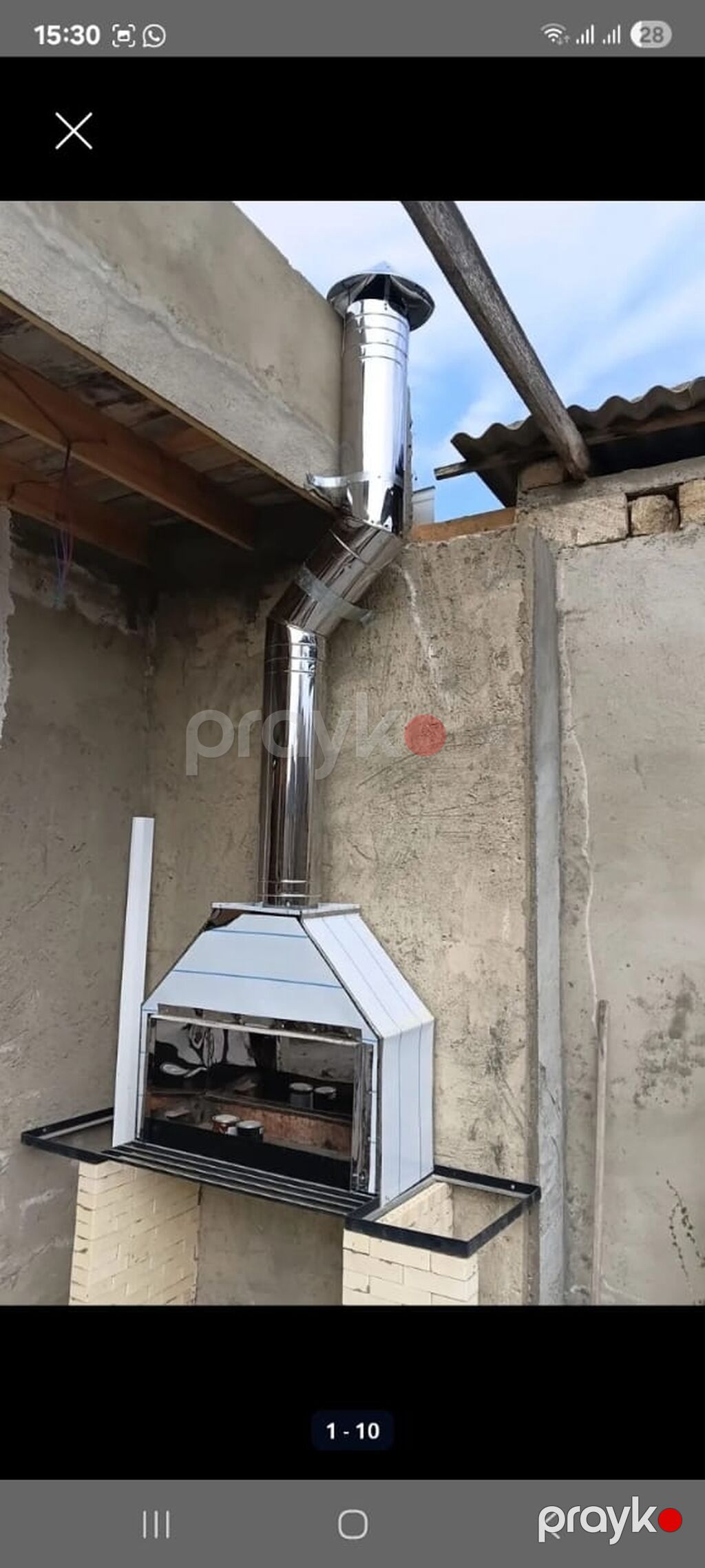 Professional mətbəx və manqal üçün paslanmayan poladdan havalandırma — Digər, Saray (5)
