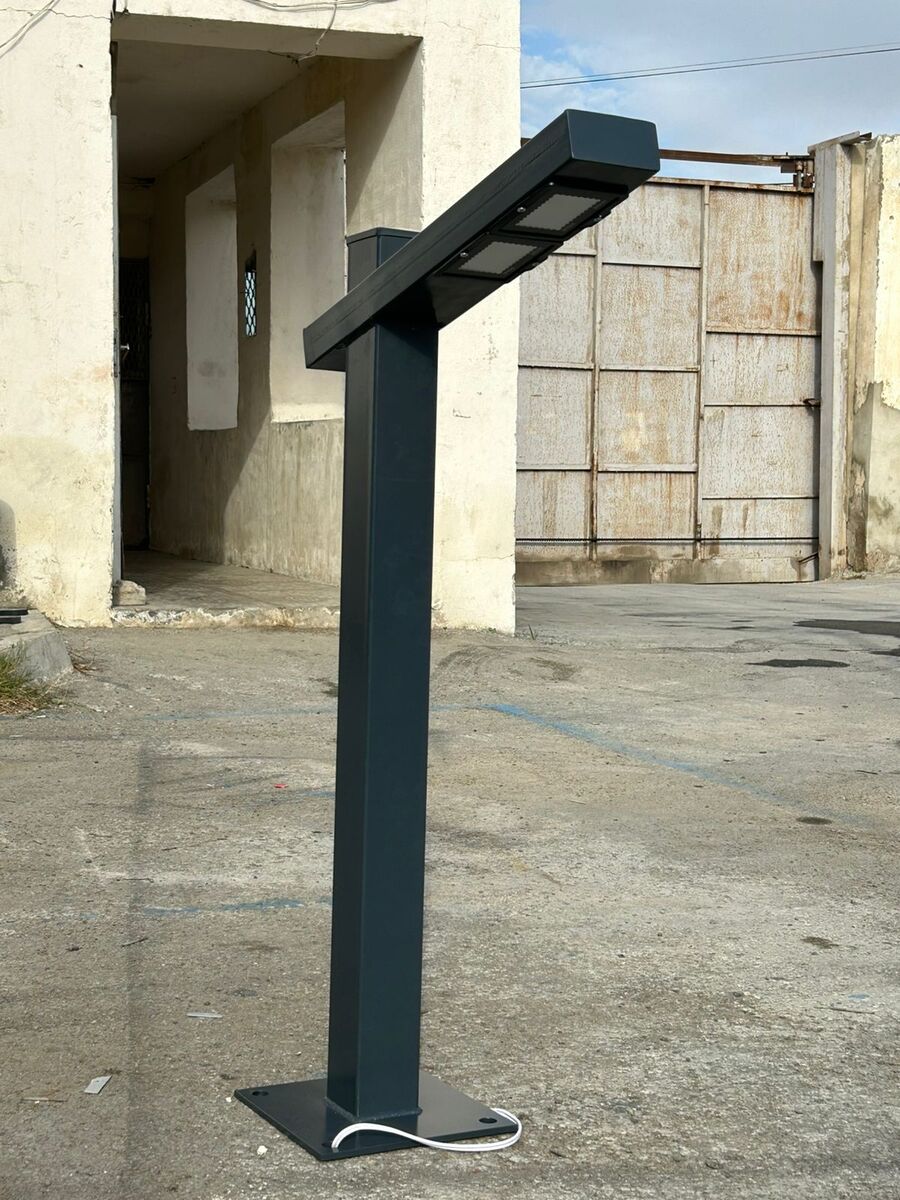 Metal işıq dirəkləri — İşıqlandırma, Bakı (9)