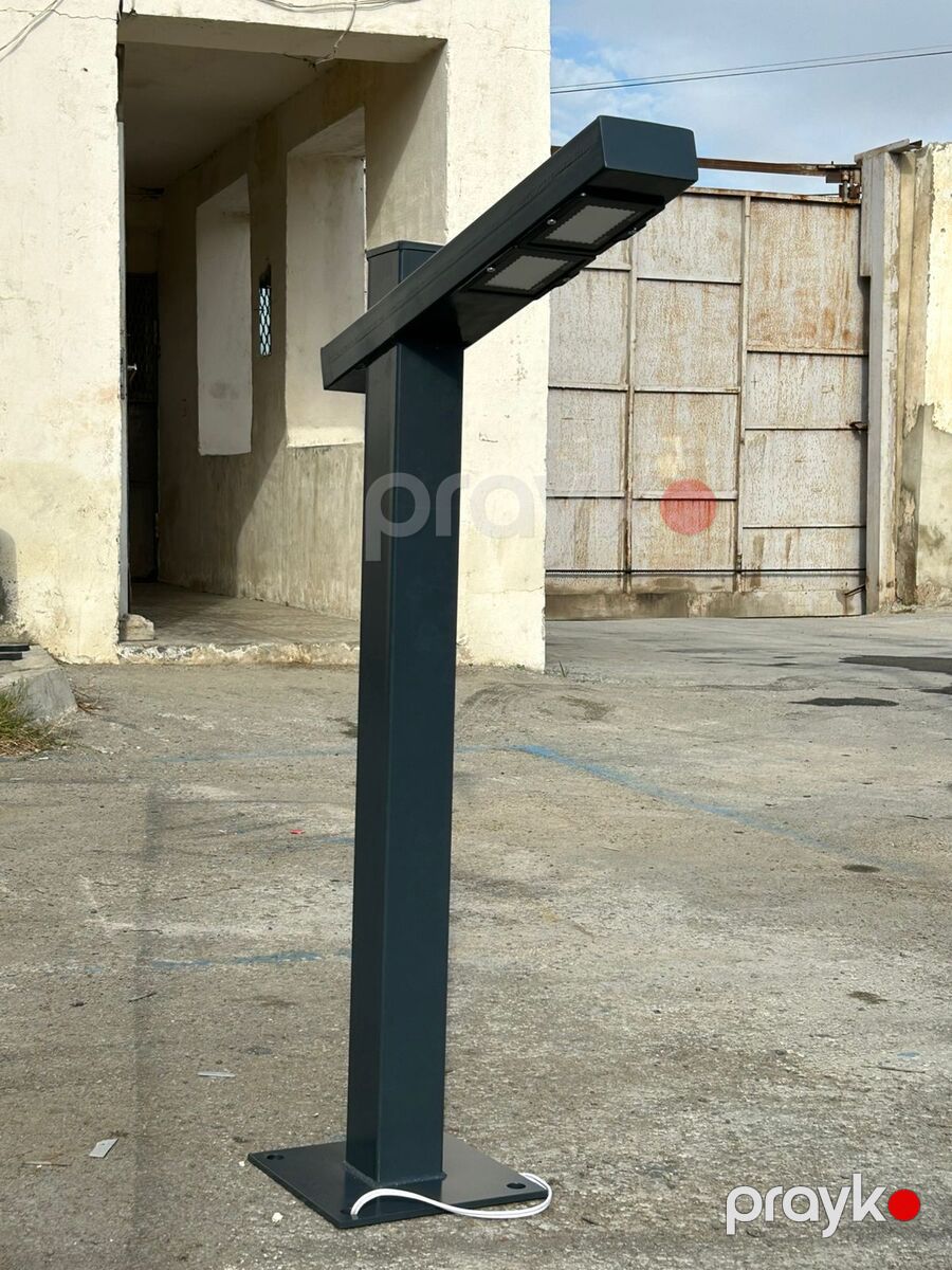 Metal işıq dirəkləri — İşıqlandırma, Bakı (9)
