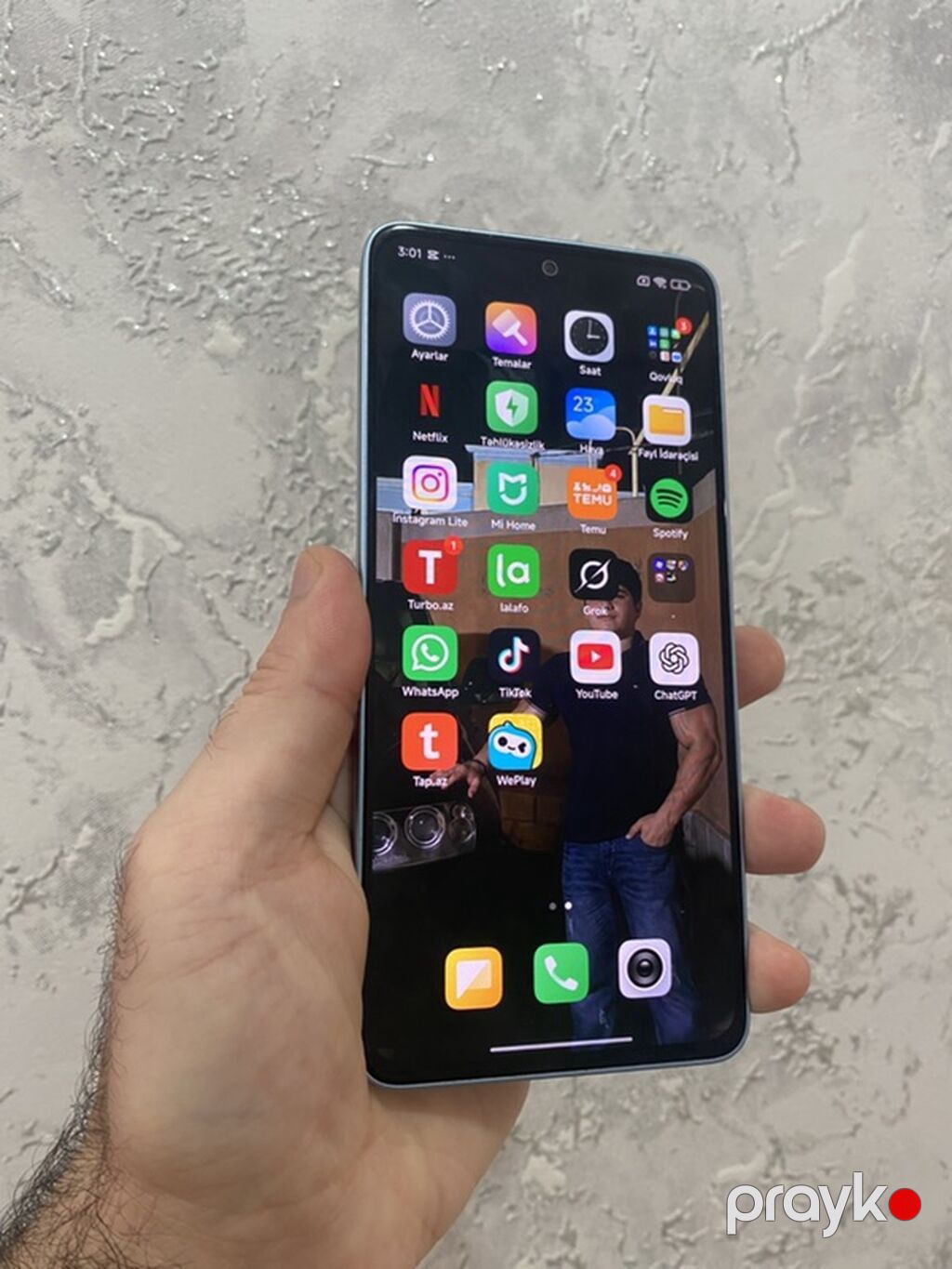 Redmi Note 13, 128 GB, rəng - Mavi, Barmaq izi, Face ID — Xiaomi, Digah (2)