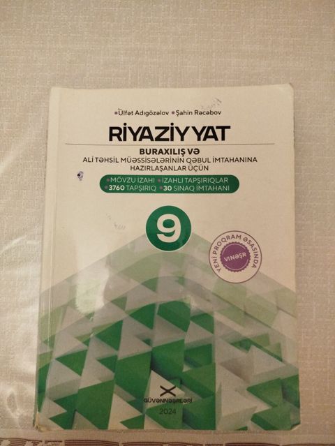 Riyaziyyat 9-cu sinif, 2024 il — Bakı