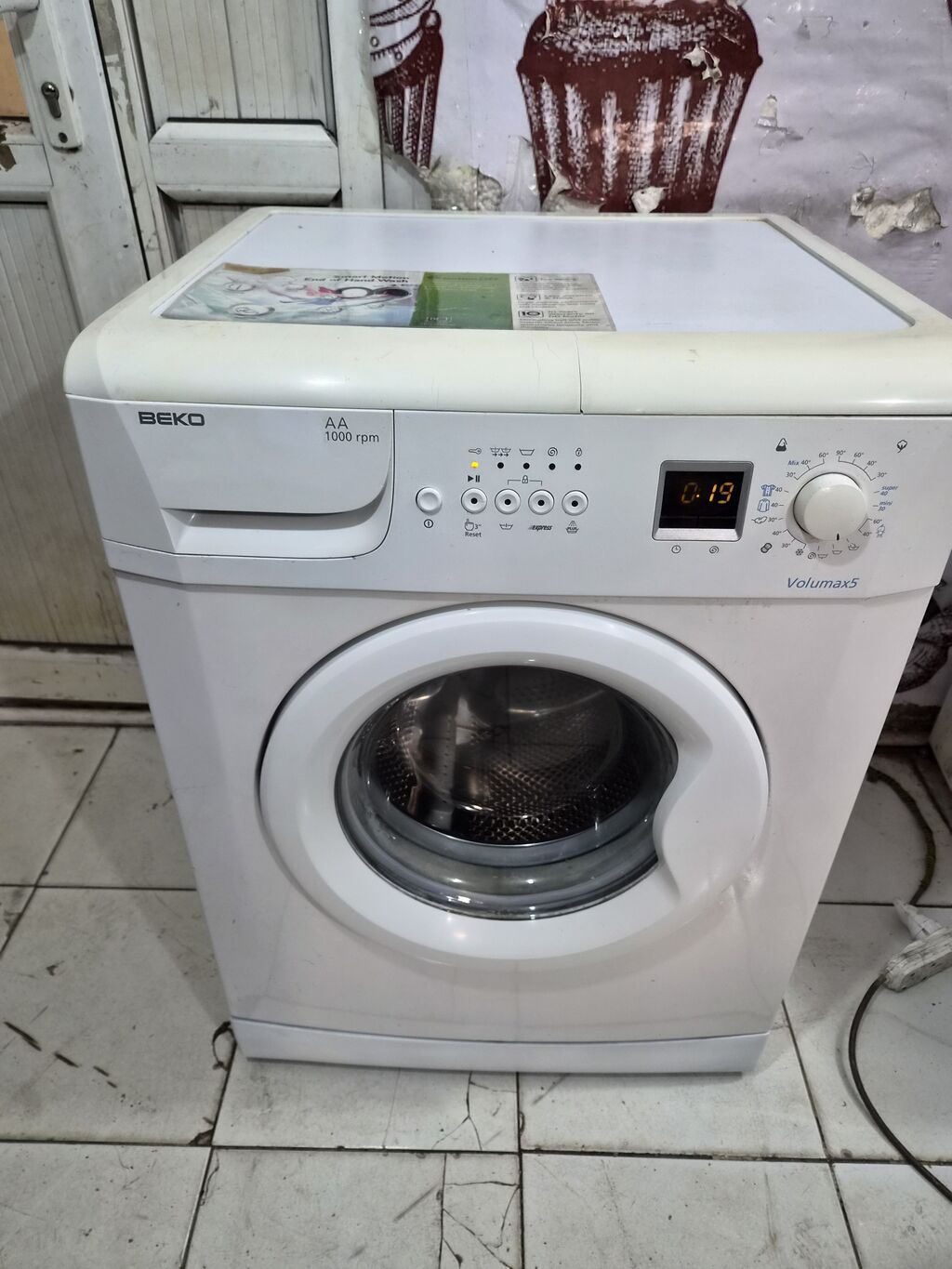 Paltaryuyan maşın Beko, 6 kq, İşlənmiş, Avtomat, Pulsuz çatdırılma, Ödənişli çatdırılma — Çamaşır maşınları, Bakı (2)