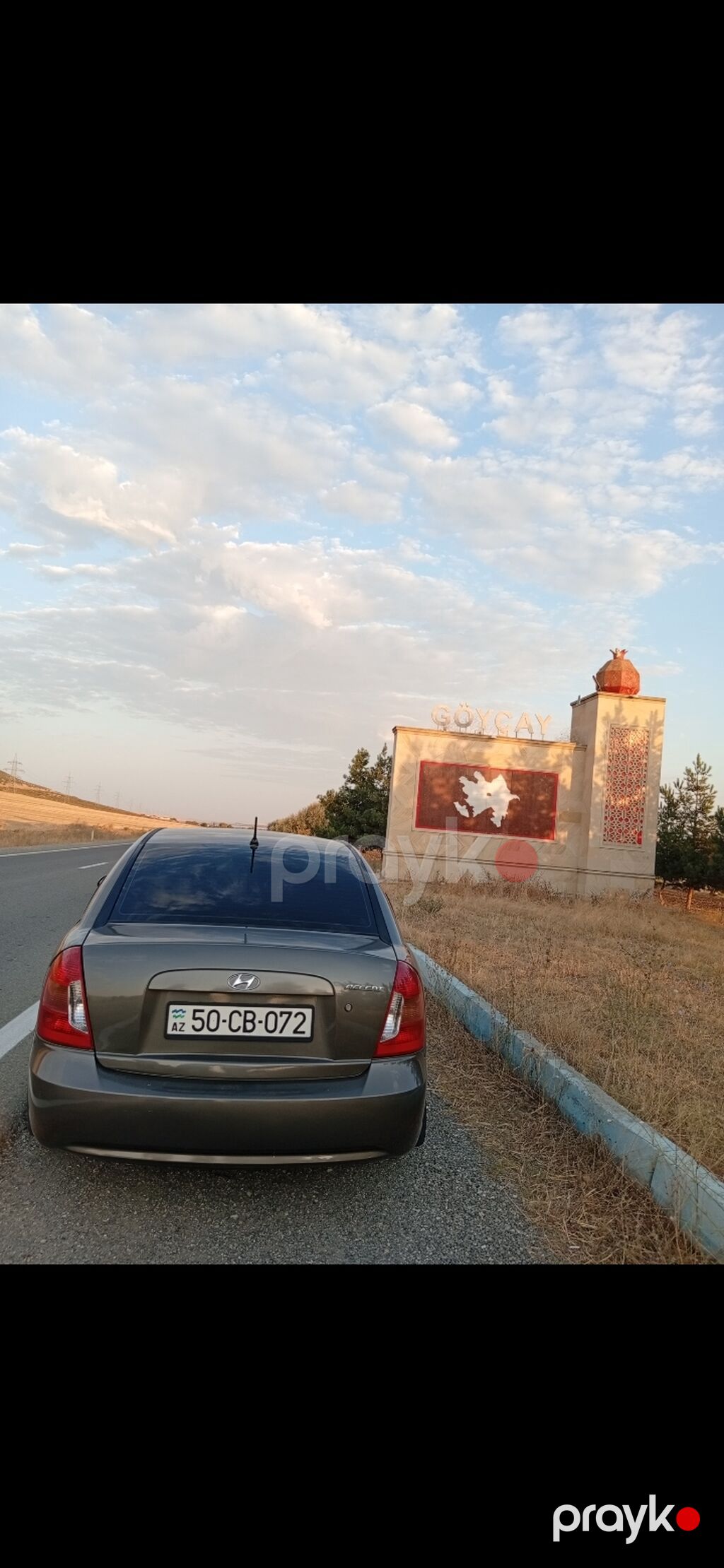 Hyundai Accent sedan - Rəng: boz (metallik) - Kuzov: 4 qapılı sedan — Avtomobillər, Ağsu (2)