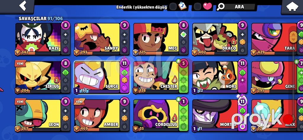 Brawl Stars oyun hesabı - Kupa: 47,601 - Seviyyə: 22, XP 175/950 — Şəxsi əşyalar, Bakı (2)