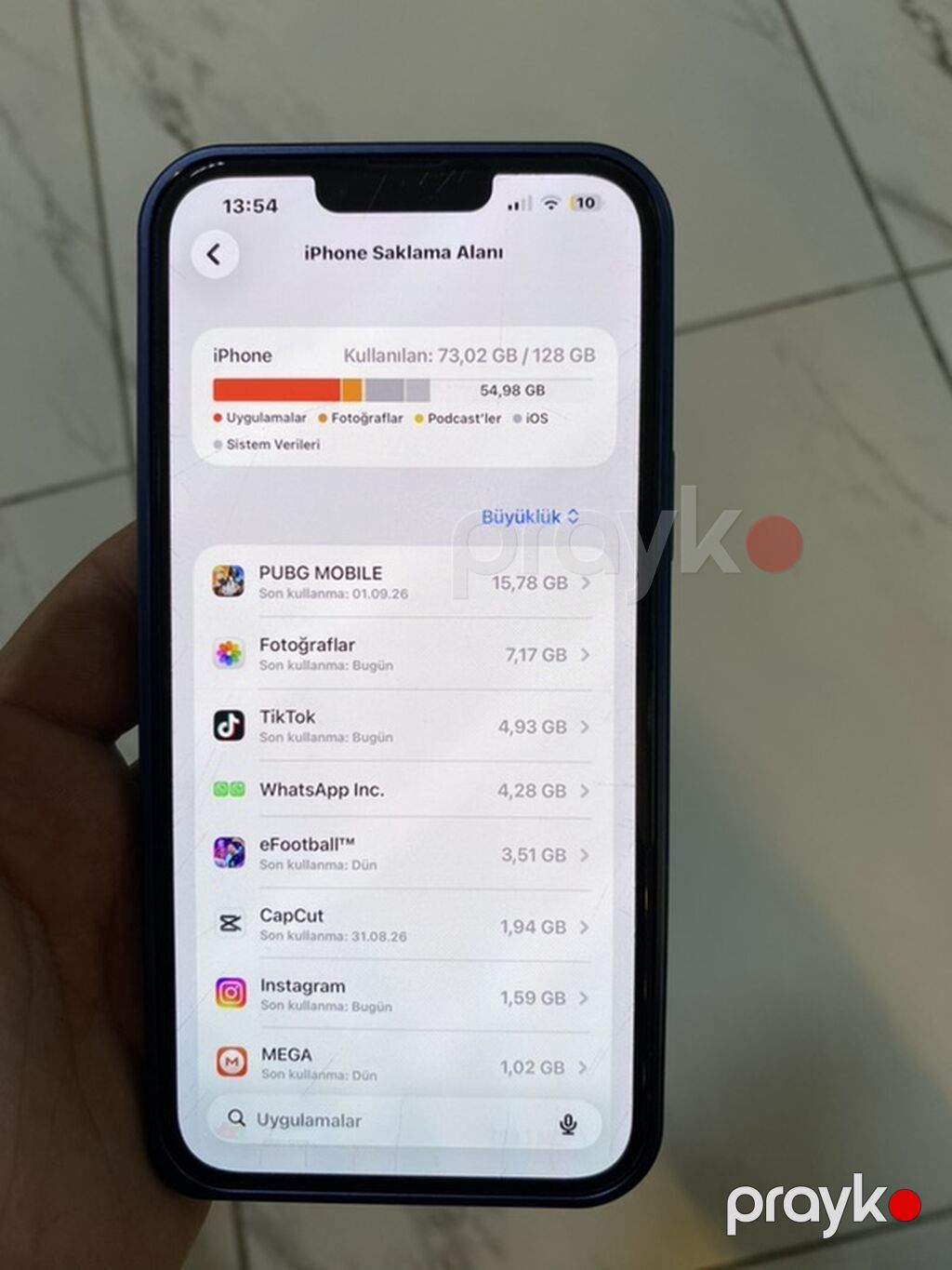 IPhone 13 Pro Max, 128 GB, Deep Purple, Face ID — Apple iPhone, İmişli (5)