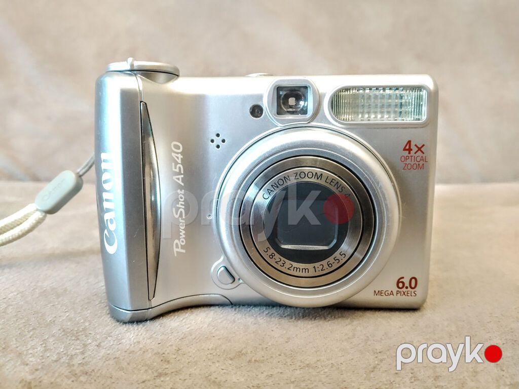 Canon PowerShot A540 rəqəmsal fotoaparat ideal vəziyyətdədi, 2006cı — Fotoaparat, Bakı (7)
